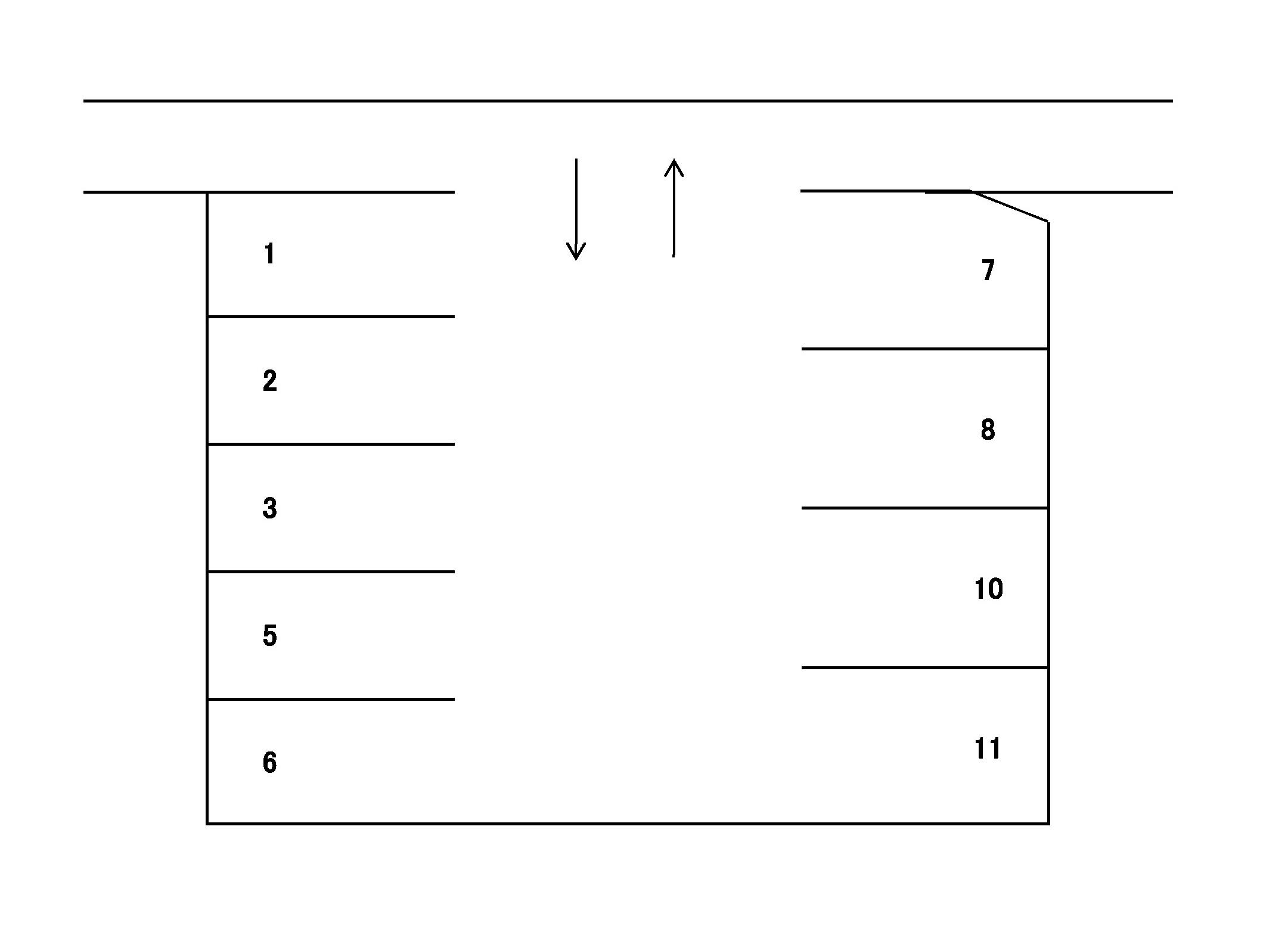 J-051の駐車配置図