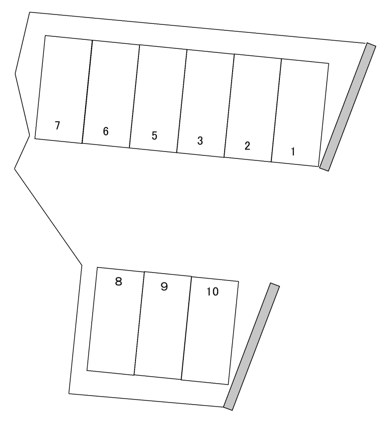 みどりモータープールの駐車配置図