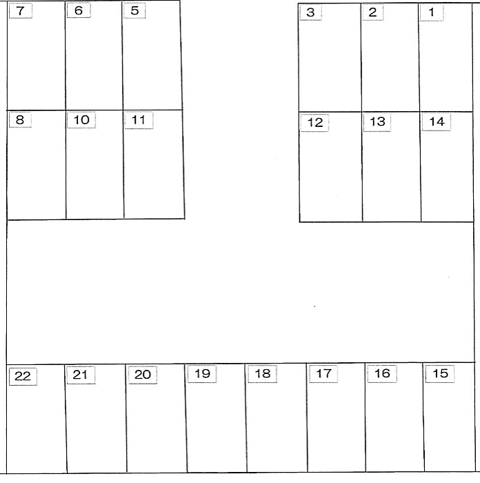 813の駐車配置図