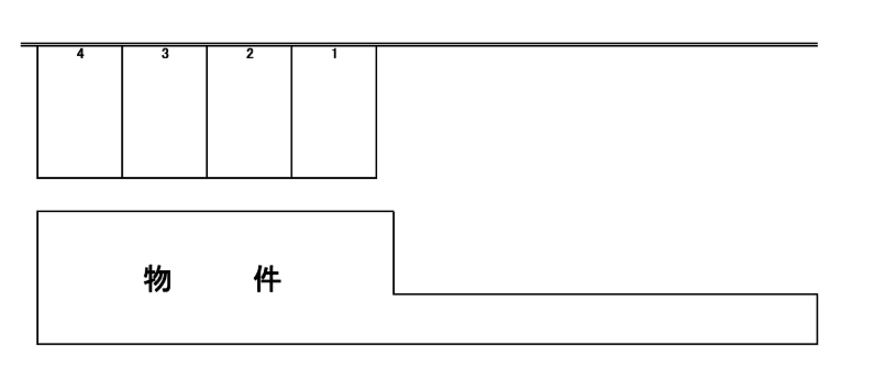 南が丘月極パーキングの駐車配置図