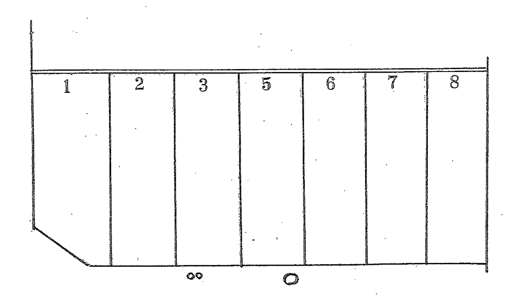 矢口 千鶴子駐車場の駐車配置図