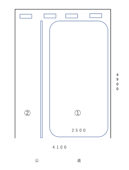 メゾン・ド・プランタンⅡの駐車配置図
