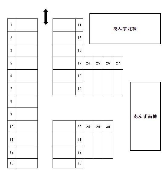 J-002の駐車配置図