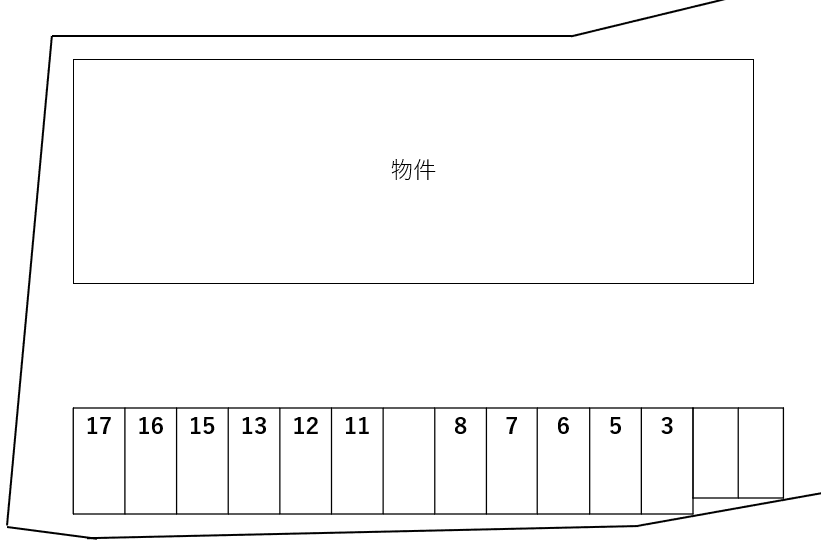 シャルマンの駐車配置図