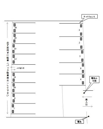 J-625の駐車配置図