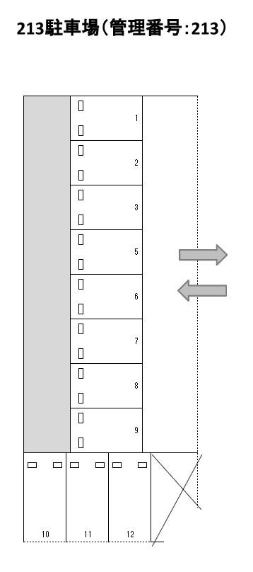 J-213の駐車配置図