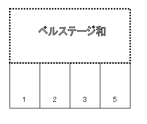 ベルステージ和の駐車配置図