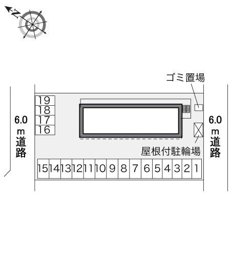 山竹Ⅱ(34648)の駐車配置図