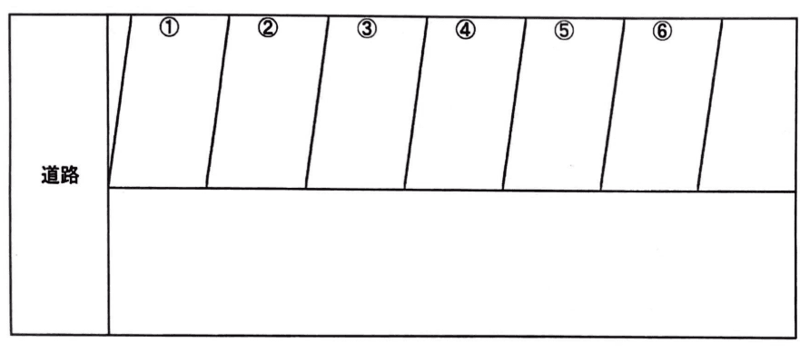 栄1丁目郷家駐車場の駐車配置図