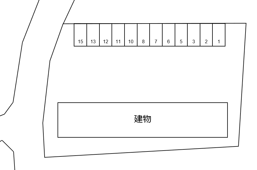 apricot APの駐車配置図