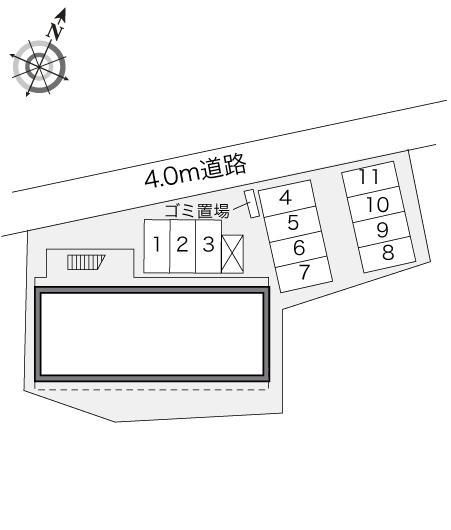 サニーコート中山(24420)の駐車配置図