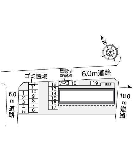 ソレーユ Ⅱ(30147)の駐車配置図