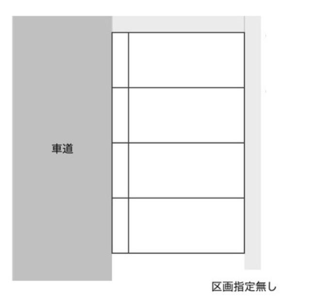 福澤山根駐車場の駐車配置図