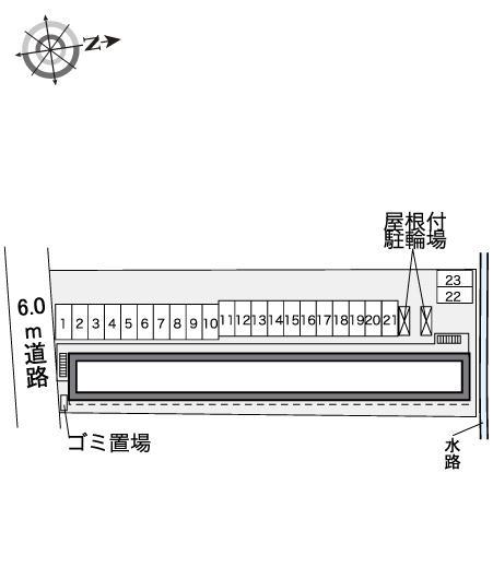 サンクエトワール(30489)の駐車配置図