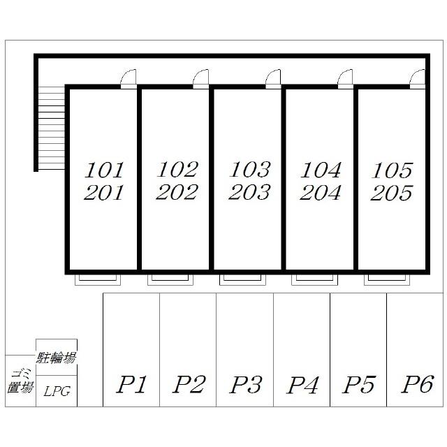石原町1丁目駐車場の外観・駐車場イメージ2枚目
