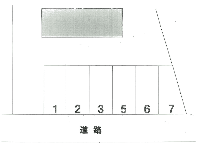 大津町3丁目駐車場の駐車配置図