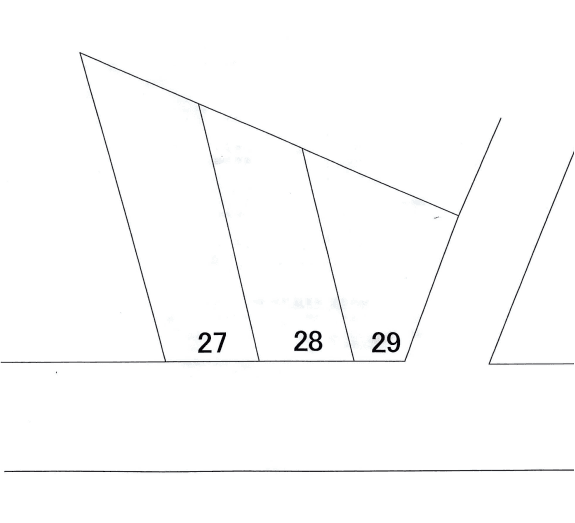 木町4-A(E)駐車場の駐車配置図