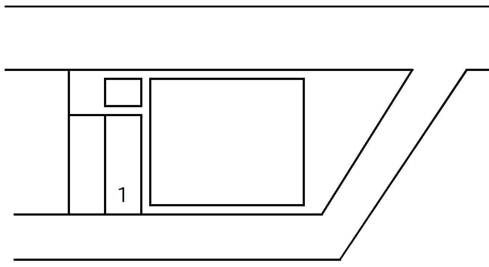 みその台駐車場の駐車配置図