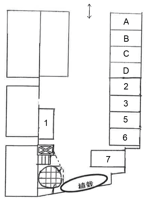 鈴木パーキングの駐車配置図