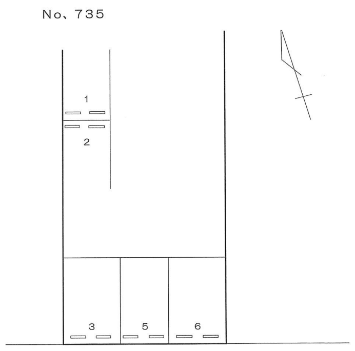 735の駐車配置図