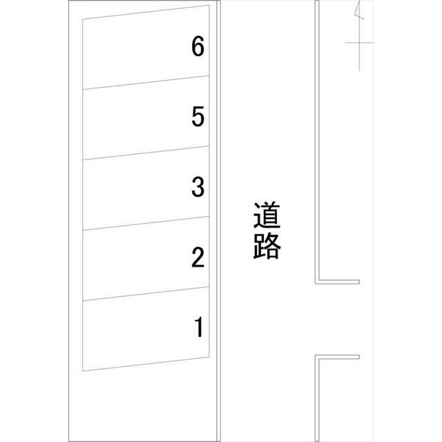 よつばパーキングの駐車配置図