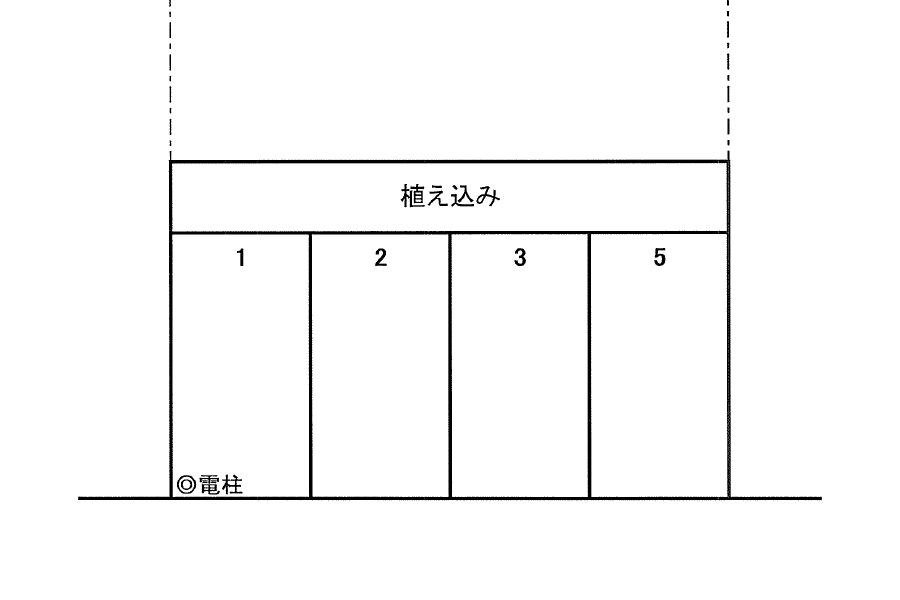 笠舞公園前パーキングの駐車配置図