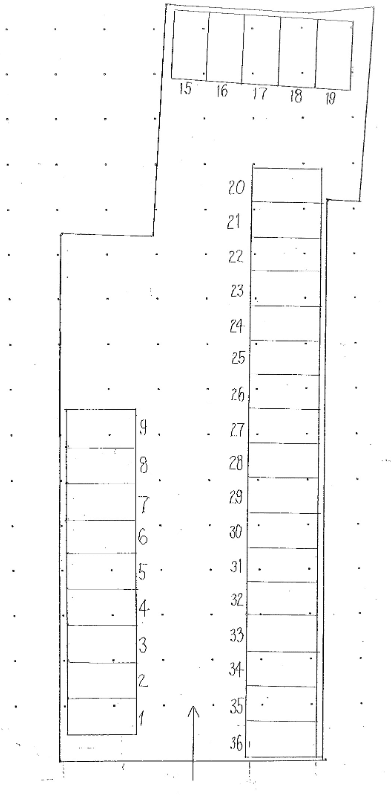 パーク小熊町の駐車配置図