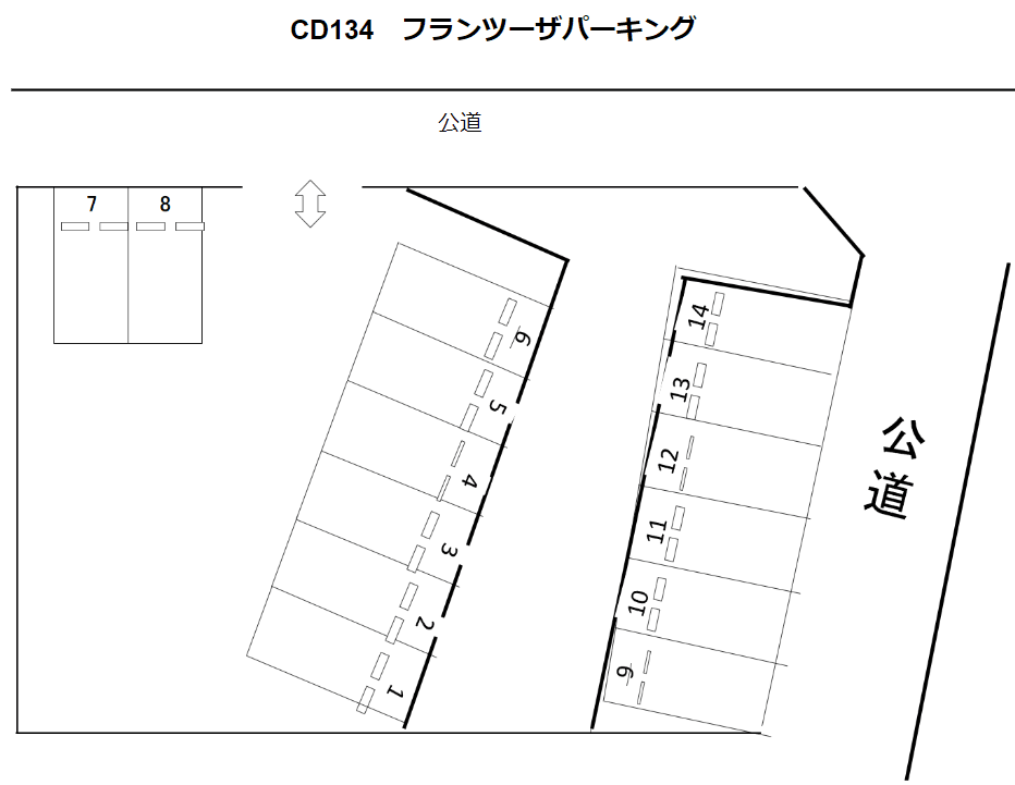 320134の駐車配置図
