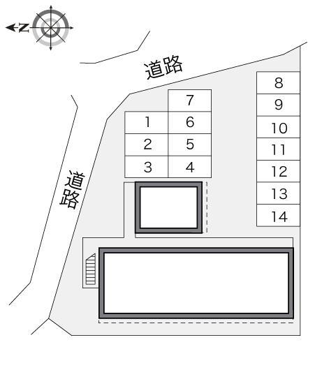かすや(23118)の駐車配置図