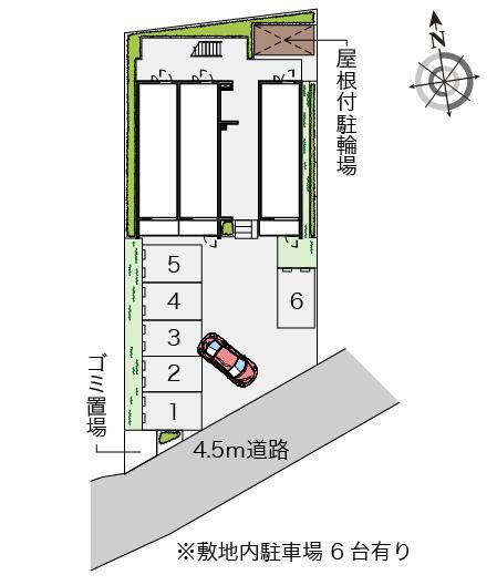 クレイノTAISEI(56685)の駐車配置図