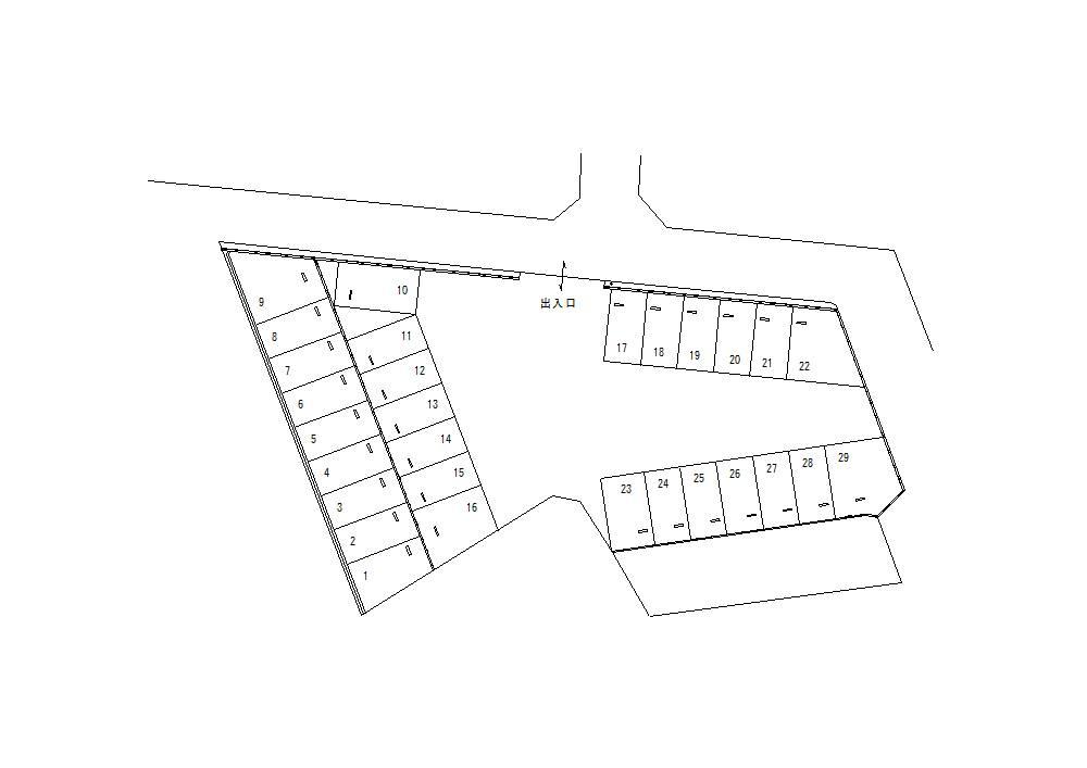 徳倉1丁目パーキングの駐車配置図