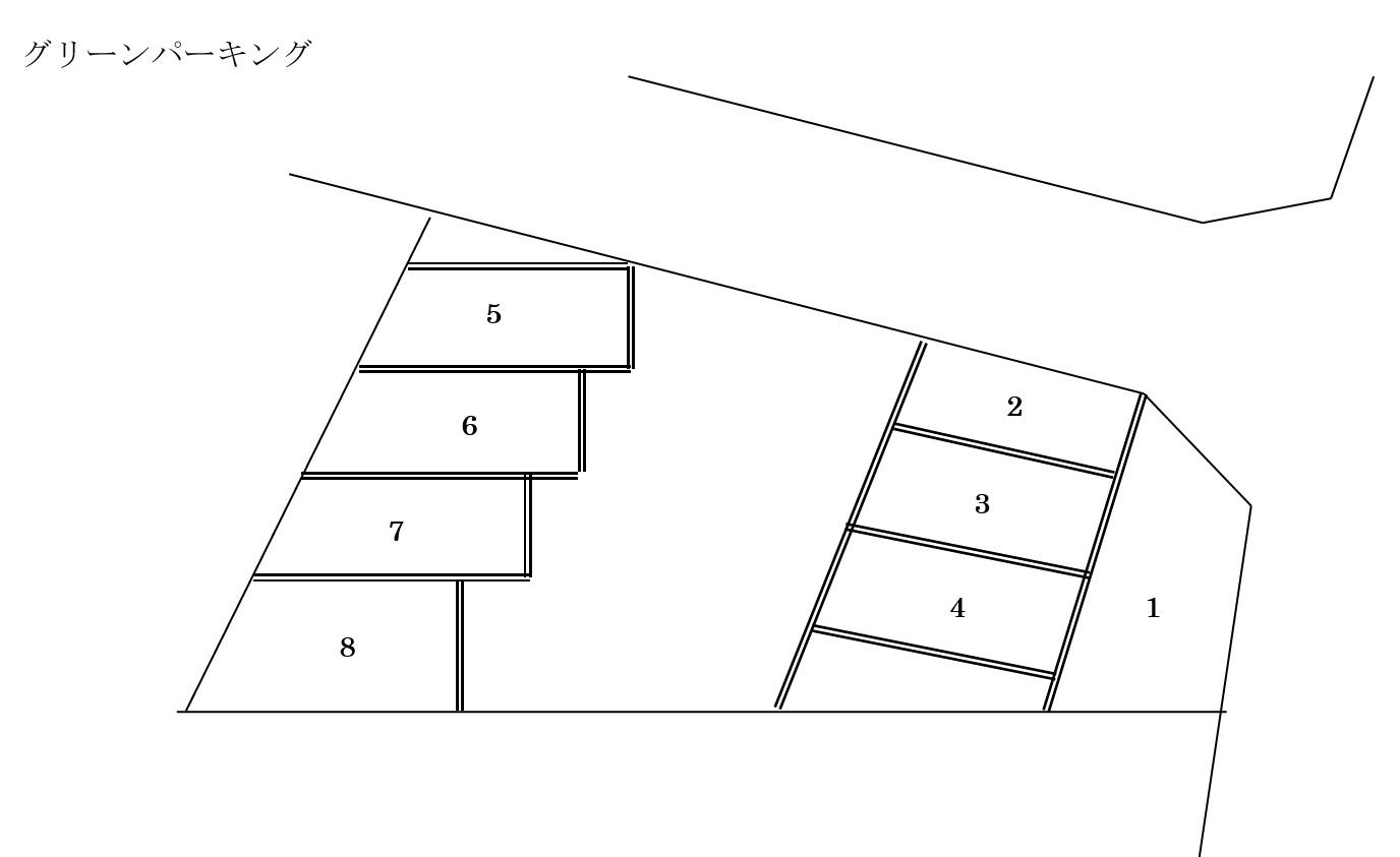 グリーンパーキングの駐車配置図