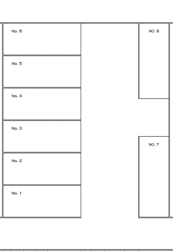 鹿野三 佐藤駐車場の駐車配置図