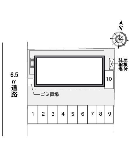 SS エメラルド(38865)の駐車配置図