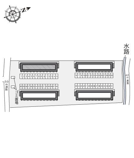 南国1番館(19003)の駐車配置図