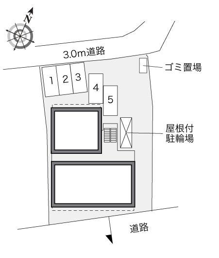 若竹(29625)の駐車配置図
