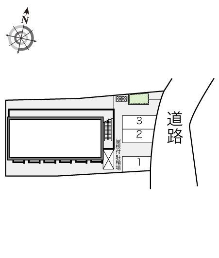 アザレ(14694)の駐車配置図