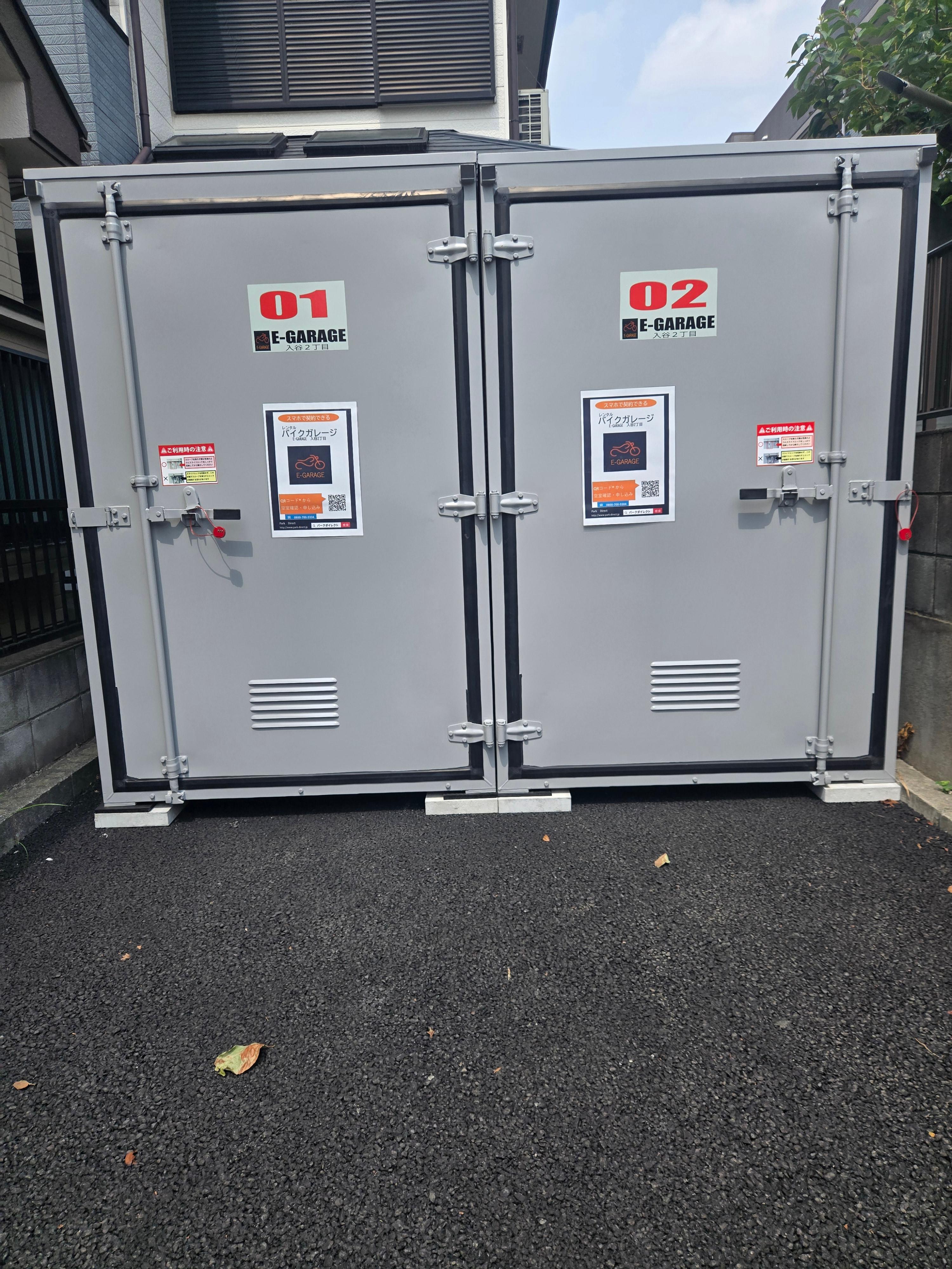 E-GARAGE伊興4丁目の外観・駐車場イメージ1枚目