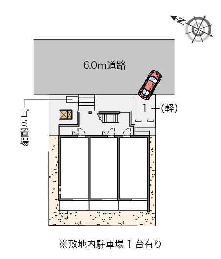 クレイノシャルム(53101)の駐車配置図
