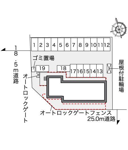 ユーザン(42204)の駐車配置図