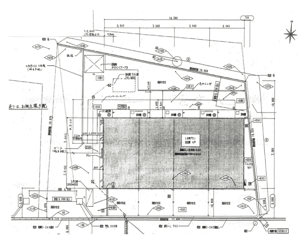 NEW STAGE服部の駐車配置図