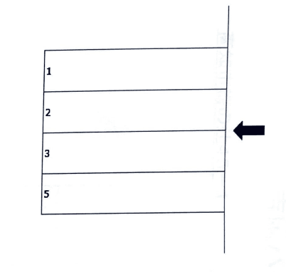 吉岡パーキングの駐車配置図