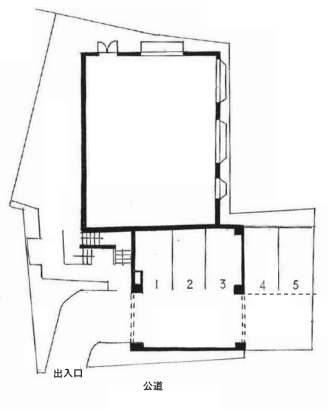 グランドール藤が丘駐車場(入居者専用)の駐車配置図