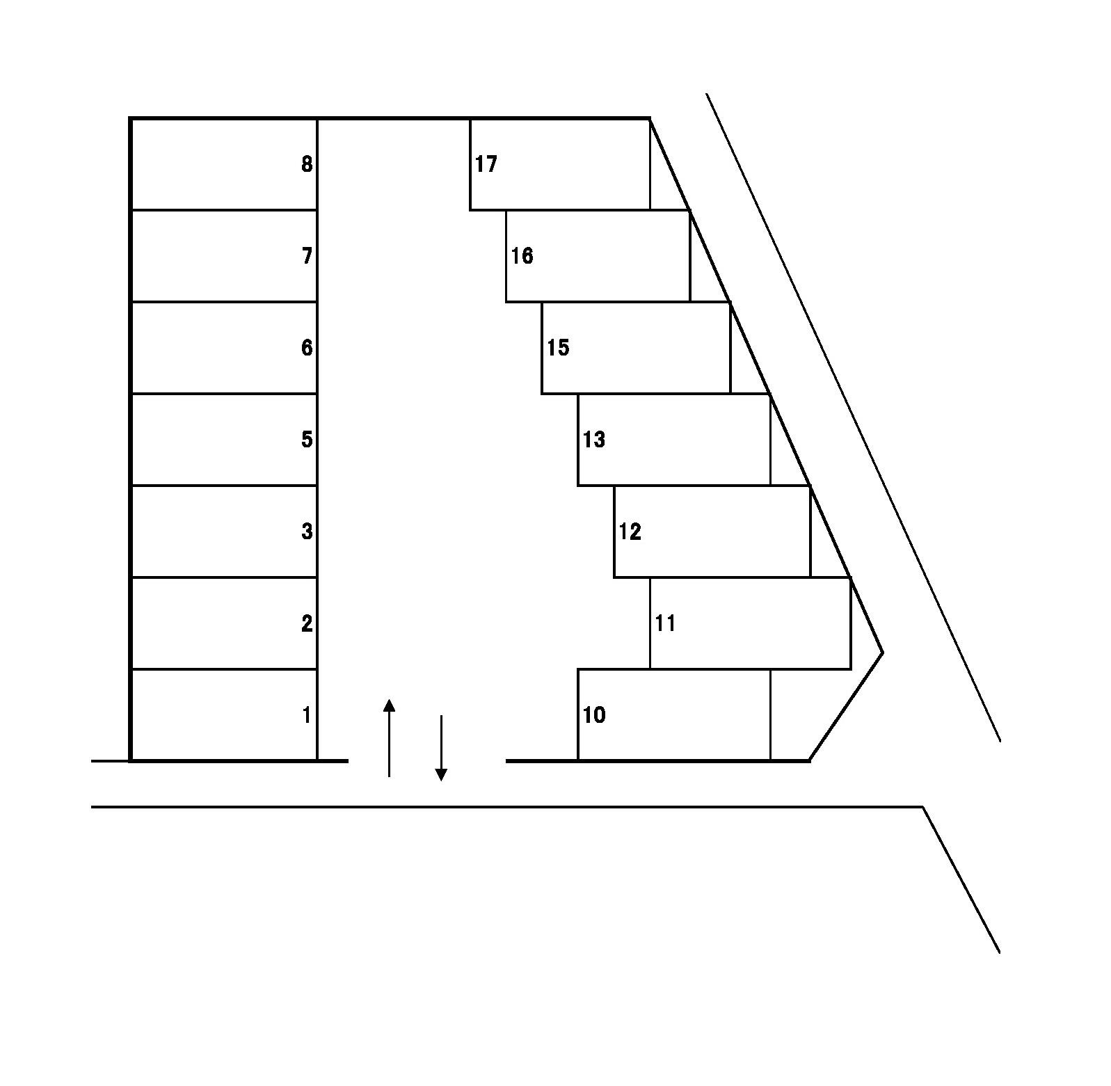 J-196の駐車配置図