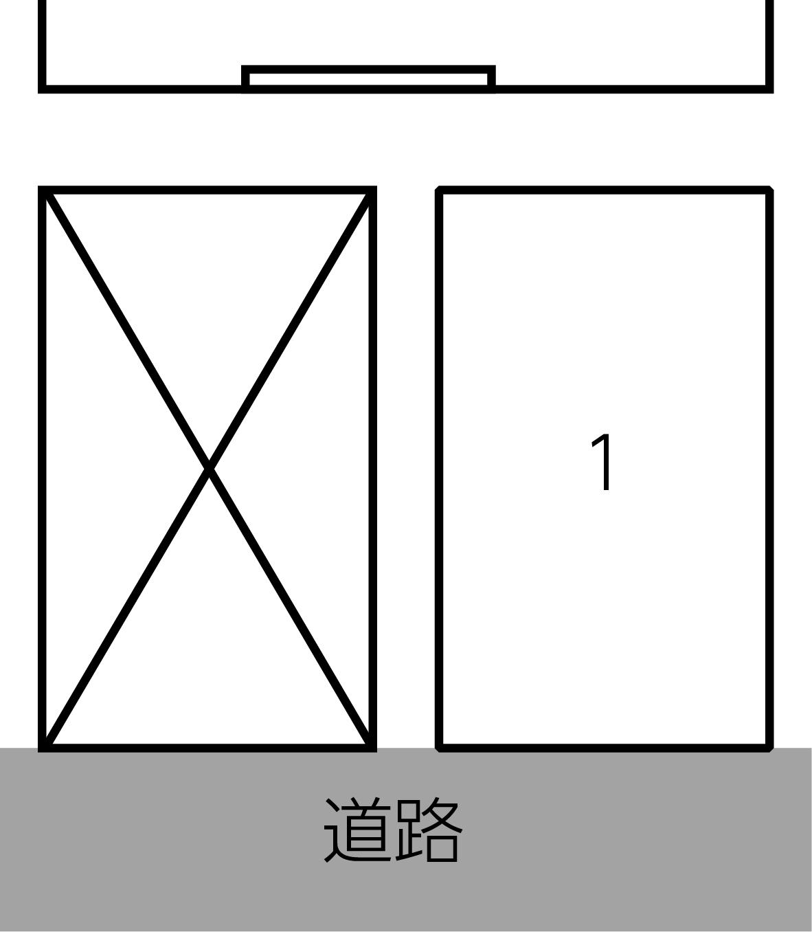 PD新通1丁目2番地駐車場の駐車配置図