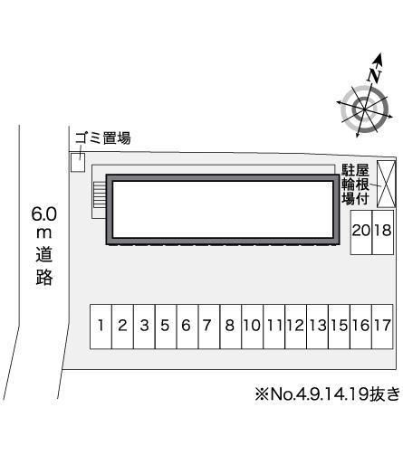 Ganesha(27274)の駐車配置図