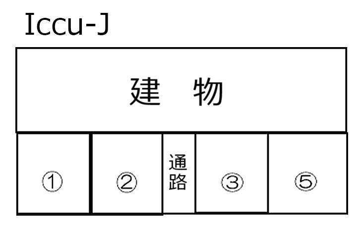 Iccu-Jの駐車配置図