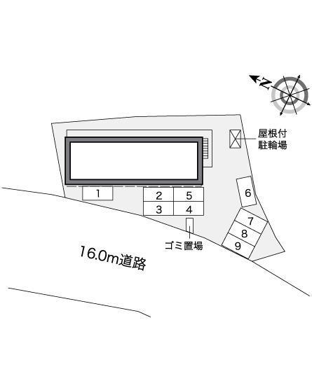 平田 2038(36575)の駐車配置図