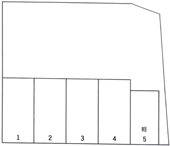藤塚パーキングの駐車配置図