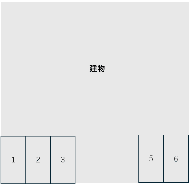 ウィステリア東曙の駐車配置図